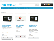Tablet Screenshot of ckcoins.com